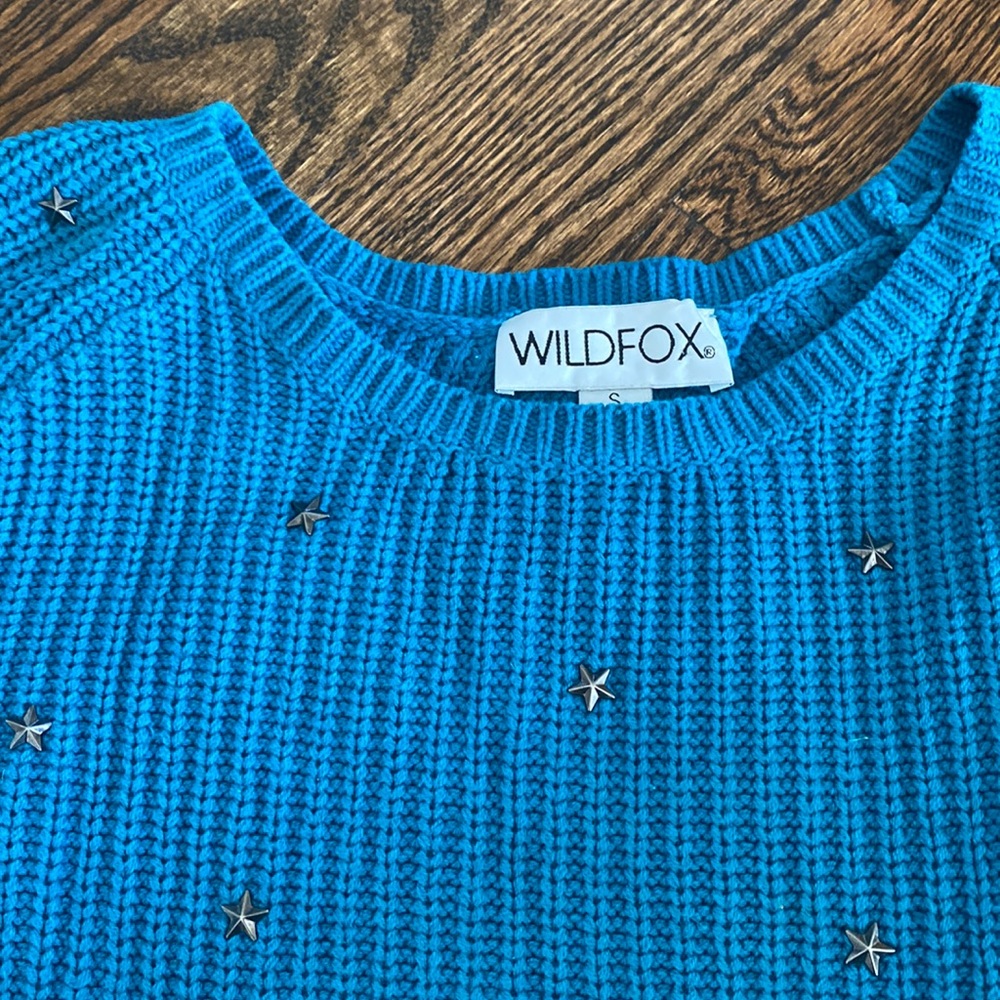 Wildfox sweater with star detail